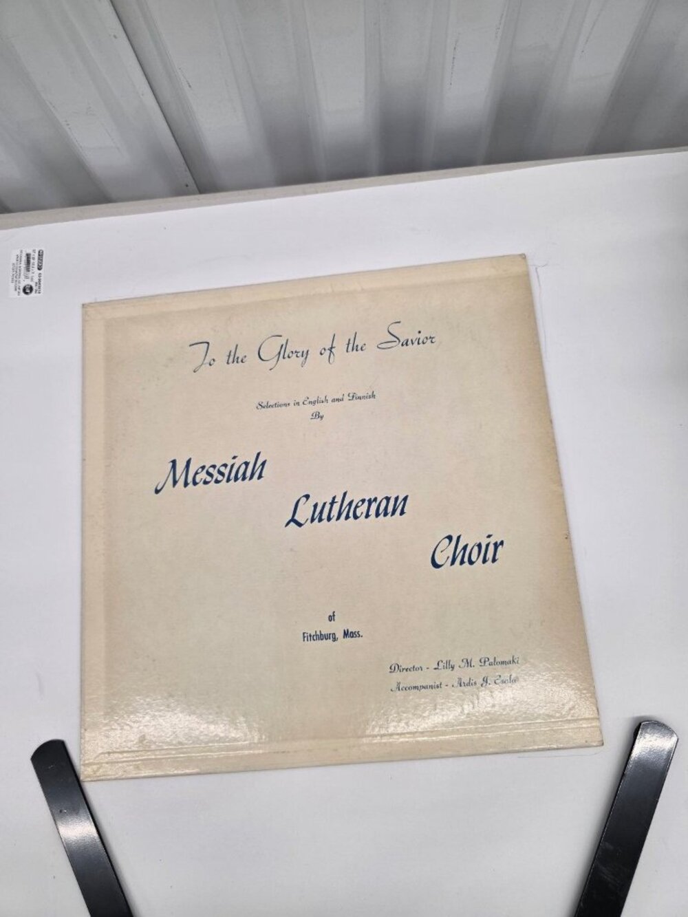 Messiah Lutheran Choir – To the Glory of the Savior LP Century Custom Christian